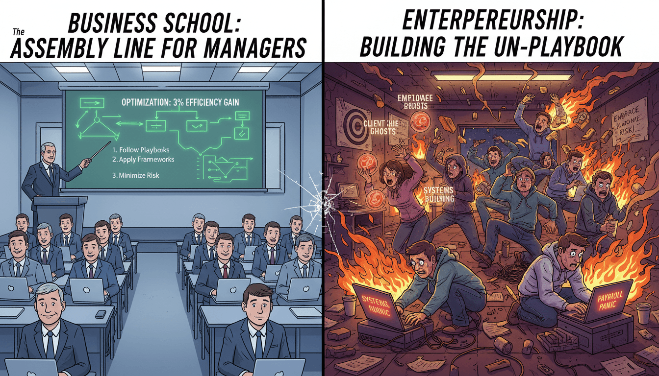 Why Business School Prepares You to Be an Employee, Not an Entrepreneur